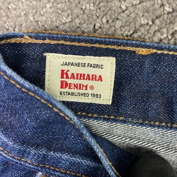 J. CREW 770 Kaihara Japanese Denim Jeans Men's 30 x 32 Fit 30 x 31.5 Blue Cotton - Picture 7 of 14